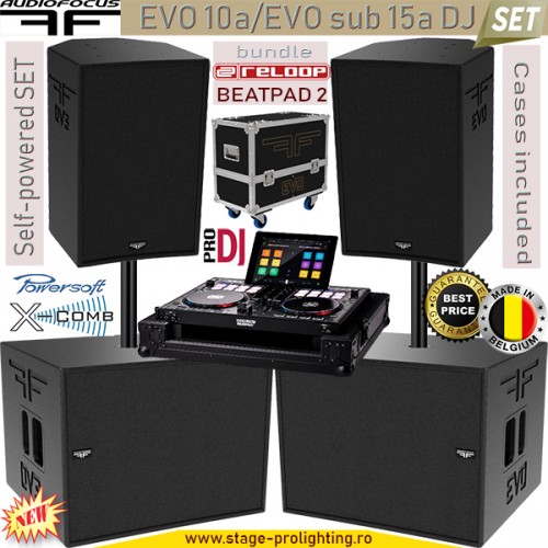 Audiofocus EVO10a-EVO sub 15a DJ SET Audiofocus EVO10a-EVO sub 15a DJ SET